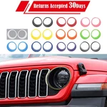 For Jeep Wrangler Jl Jt 2024+ Front Headlight Frame Decor Cover Trim Bezel Black. Fixed Price $32.99.