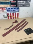 1971 1972 1973 1974 Amc Amx Sst Javelin Interior Red Maroon Headliner Trim Lot. Fixed Price $199.99.