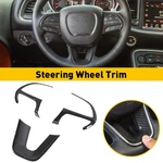 3pcs Steering Wheel Cover Trim For Dodge Challenger 2015+ Charger Durango. Fixed Price $14.24.