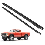 2pcs Door Window Moulding Trim Weatherstrip For Toyota Tacoma Double Cab 95-04. Fixed Price $35.79.