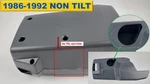 Brand New Non Tilt Fits 1986-92 Nissan D21 Pathfinder Steering Column Cover Gray. Fixed Price $99.74.