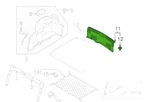 Kia Rio 2018-2023 Rear Trunk Transverse Body Trim Cover 85770-h9500wk Oem. Fixed Price $40.00.