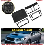 Carbon Fiber Fit 15-21 Subaru Wrx Saloon Center Control Console Stickers 1-5set. Fixed Price $60.13.