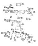 Genuine Mopar Rear Seat Shield 68395117ab. Fixed Price $33.69.