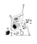 Genuine Mopar Door Trim Panel Bezel Right 5uw62u3baa. Fixed Price $43.86.