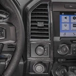 Molded Carbon Fiber Dashboard Air Vent Bezel Trim Cover For 17-21 Ford F250 F350. Fixed Price $139.99.