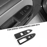 Lift Door Window Switch Panel Trim Cover For Dodge Challenger 09-14 Carbon Fiber. Fixed Price $22.90.