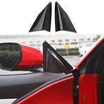 Carbon Fiber Style Door Triangle A Pillar Cover Trim For Chevrolet Corvette C8. Fixed Price $25.00.