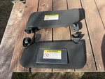 2001-2003 Ford F150 Harley Davidson Right Left Black Sun Visor Pair Mirror. Fixed Price $115.00.