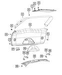 Genuine Mopar Decklid Inner Pull Cup 5108064aa. Fixed Price $9.72.