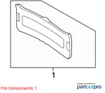 Volkswagen 2009-2018 Tiguan Liftgate Trim Lower 5n0867601b82v. Fixed Price $108.75.
