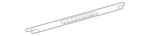 Genuine Mercedes-benz Door Sill Plate 463-686-53-36. Fixed Price $219.28.