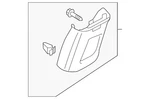 Genuine Volkswagen Upper Center Pillar Trim 561-867-244-a-za2. Fixed Price $70.46.
