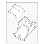 Genuine Ford Shroud Assembly - Steering Column Ae9z-3530-aa. Fixed Price $36.19.