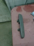 99 - 07 Ford F250 F350 Supercab Upper Right Rear Door Latch Trim Cover Gray Oem. Fixed Price $20.00.