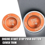 Pack Of 1 For Dodge Engine Start Stop Button Cover Kit Trim Sticker Orange. Fixed Price $10.76.