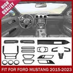Interior Decoration Set Console Dashboard Steering Covers Trim For Ford Mustang. Fixed Price $109.39.