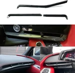 Genuine Carbon Fiber Dashboard Strip Trim Black Panel. Fixed Price $161.75.
