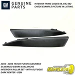 2003 - 2006 Silverado Sierra Suburban Tahoe Interior A Pillar Trim Set (pewter). Fixed Price $69.87.
