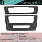 06-13 Bmw E9x Idrive Alcantara Ac/stereo Cover Bundle W/ Stitching. Fixed Price $155.00.