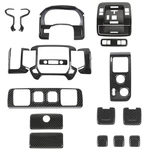 Carbon Fiber Center Console Cover Trims Kit For Chevy Silverado Sierra 2014-2017. Fixed Price $224.41.