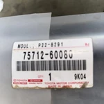 Genuine Oem Lexus 75712-60080 Driver Front Window Sweep Belt Molding 03-09 Gx470. Fixed Price $95.00.