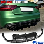 Real Carbon Rear Bumper Lip Diffuser Spoiler For Audi S5 B8.5 A5 Sline 2012-2017. Fixed Price $341.55.