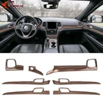 Wood Grain Center Dashboard Door Handle Covers Kit For Grand Cherokee 2011-2021. Fixed Price $79.99.