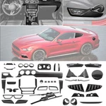 88pcs Interior + Exterior Dash Gear Front Rear Lamp Covers For Ford Mustang 15+. Fixed Price $581.99.