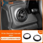 2x Carbon Fiber Inner Center Side Ac Air Vent Outlet Trim For Chevy Colorado 23+. Fixed Price $18.49.