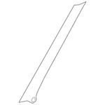 Genuine Land-rover Pillar Molding Lr114442. Fixed Price $92.25.