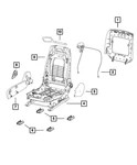 Genuine Mopar Seat Recliner Cover 1uv53xdvaa. Fixed Price $11.45.