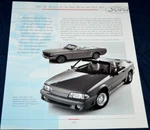 1989 Ford Mustang Gt Convertible Feature Print Picture Poster Article 89 64.5 2. Fixed Price $9.89.