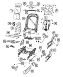 Genuine Mopar Seat Track Cover 5zf15lc5ad. Fixed Price $11.58.