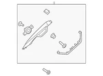 Genuine Ford Body A-pillar Trim Panel Ml3z-1503599-ba. Fixed Price $187.35.