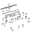 Jeep Oem 2018-2021 Wrangler Instrument Panel Pad 6ac121k5ac New In Package. Fixed Price $336.00.