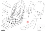 Genuine Bmw Z8 E52 Roadster Seat Trim Outer Left Primed 52102280397. Fixed Price $379.52.