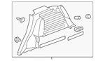 Genuine Gm Lower Trim Panel 22864701 Qty 1. Fixed Price $64.37.
