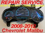 2008 Gm Malibu Instrument Gauge Cluster Repair Service 08 09 10 11 12. Fixed Price $79.99.