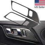 For 2015-2020 Mustang Carbon Fiber Interior Door Handle Frame Trim Sticker Decor. Fixed Price $34.41.