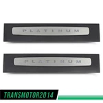 Fit For 17-22 Ford F250 F350 Super Duty Platinum Led Illuminated Door Sill Cover. Fixed Price $79.49.