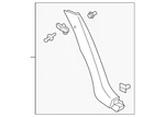 Genuine Gm Ebony Passenger Side Body Lock Pillar Lower Trim Panel 22911861. Fixed Price $24.80.