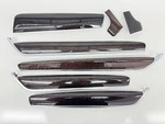 17-22 Volvo S90 Flame Birch 7pc Wood Trim Set 31366679 Long Rear Doors. Fixed Price $49.00.