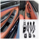 Inner Door Panel Handle Pull Trim Cover For Bmw F10 F11 520i 528i Carbon Fiber. Fixed Price $31.98.