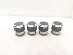 Jeep Jk Wrangler Oem Set Of 4 Silver Trim Heater Dash Ac Vents 2011-2017. Fixed Price $99.98.
