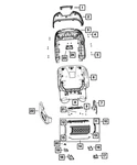 Genuine Mopar Seat Adjuster Shield 7um301x7aa. Fixed Price $79.37.