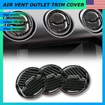 For 15-19 Ford Mustang Carbon Fiber Car Auto Interior Air Vent Outlet Trim Cover. Fixed Price $14.99.