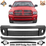 Front Bumper Cover Paintable & Fog Light Assembly For 2006-2009 Dodge Ram 1500. Fixed Price $405.83.