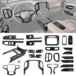 Black Wood Interior Steering Console Cover Trim For Chevy Silverado Sierra 2019+. Fixed Price $320.72.