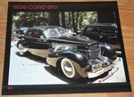 1936 Cord 810 Feature Print Picture Poster 36 Black. Fixed Price $9.99.